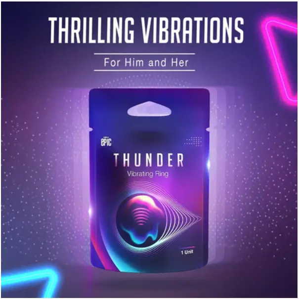 Manforce Epic Thunder Vibrating Ring for Couples thumbnail 4
