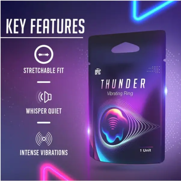 Manforce Epic Thunder Vibrating Ring for Couples thumbnail 5