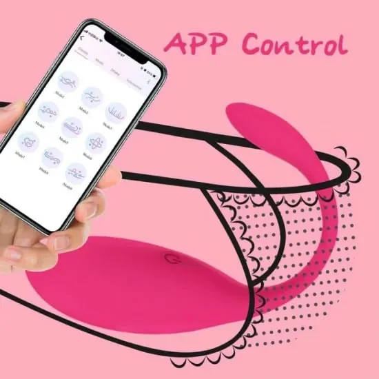 Rechargeable Silicone Whale Egg Vibrator App Remote Control thumbnail 4
